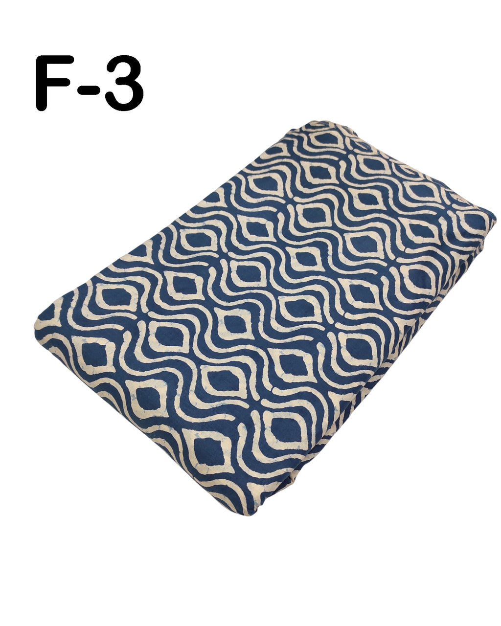 4 Meter Cotton Hand Printed Fabric F-3 JP