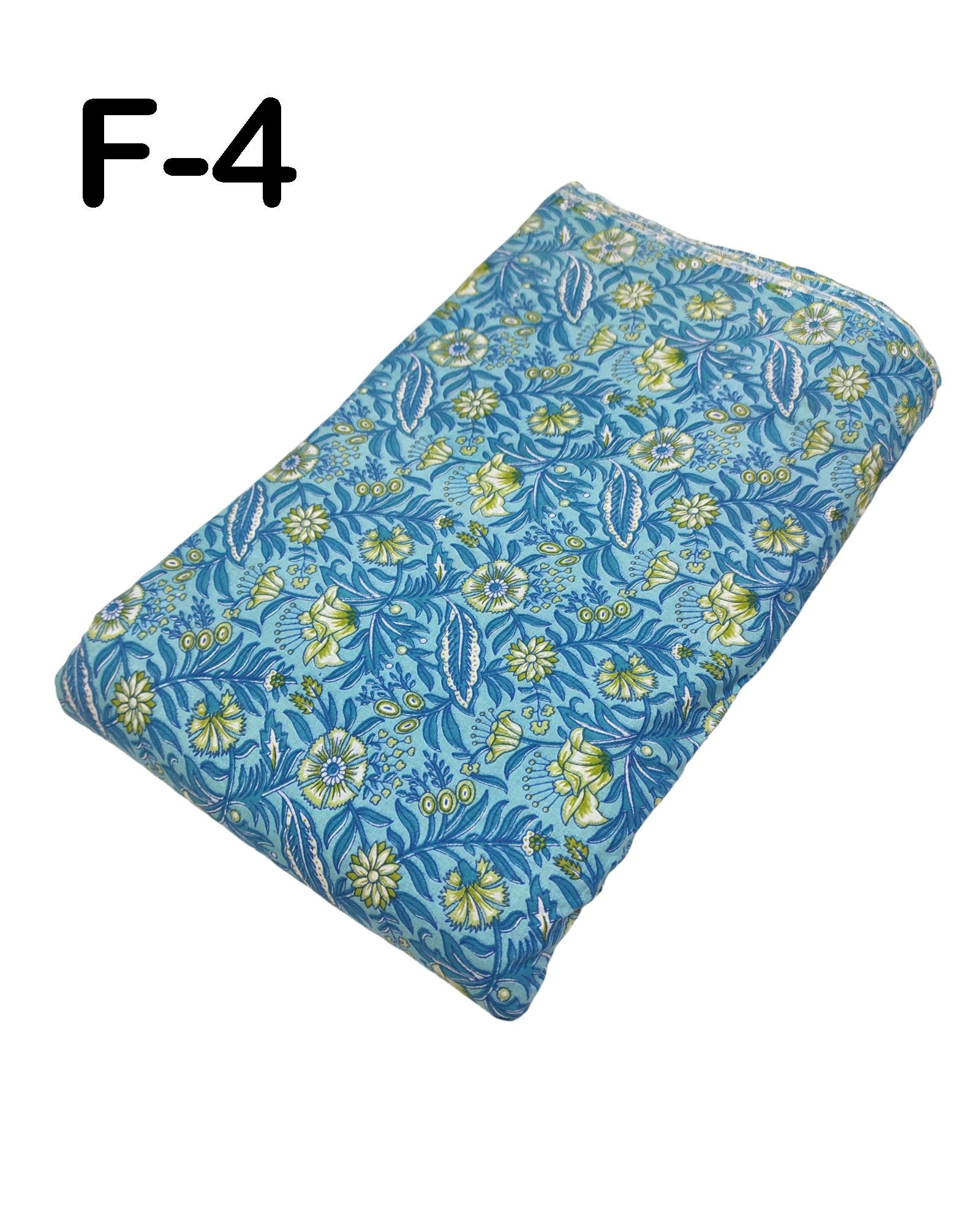 4 Meter Cotton Hand Printed Fabric F-4 JP