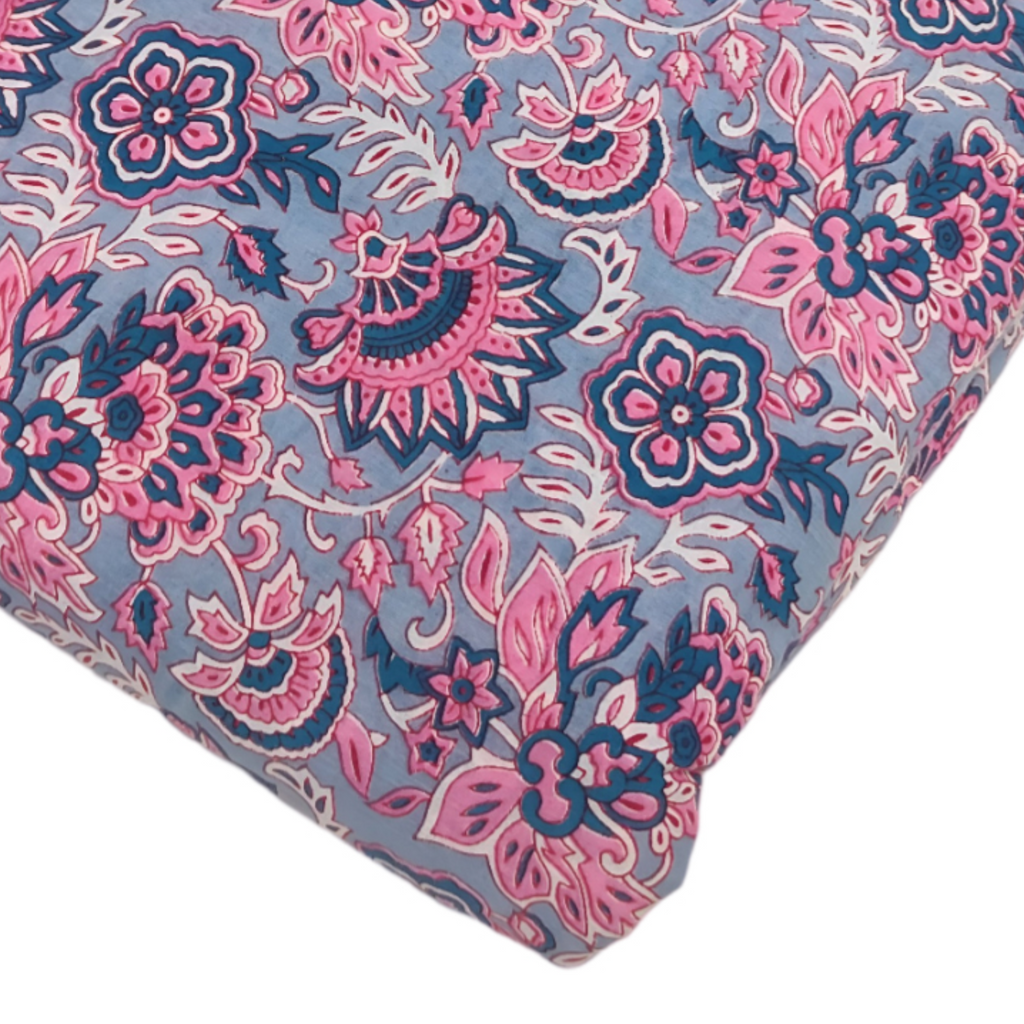 4 Meter Cotton Hand Printed Fabric F-51 JP