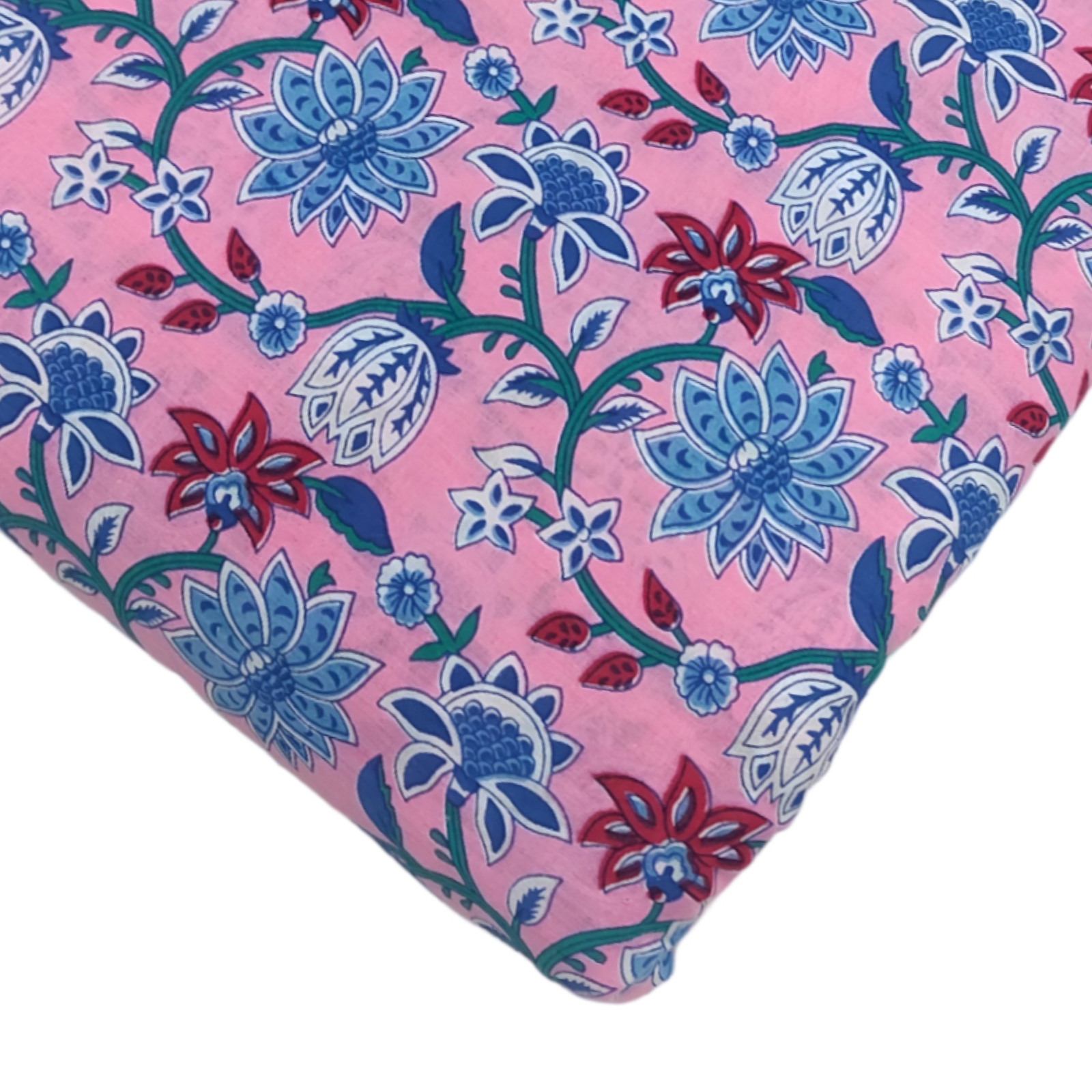 4 Meter Cotton Hand Printed Fabric F-52 JP