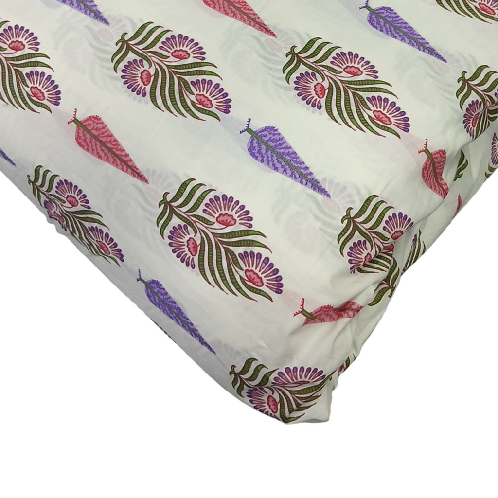 4 Meter Cotton Hand Printed Fabric F-54 JP