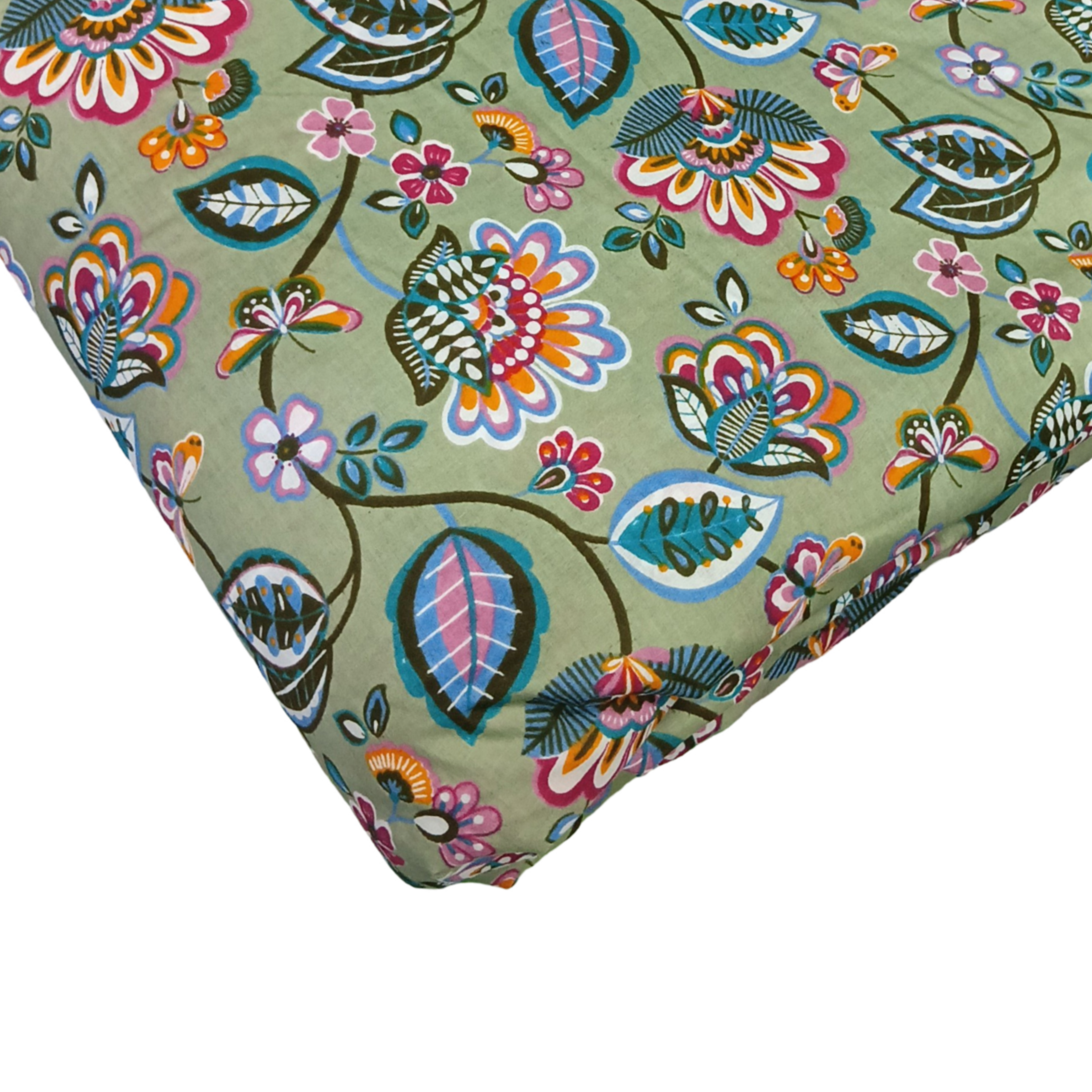 4 Meter Cotton Hand Printed Fabric F-59 JP