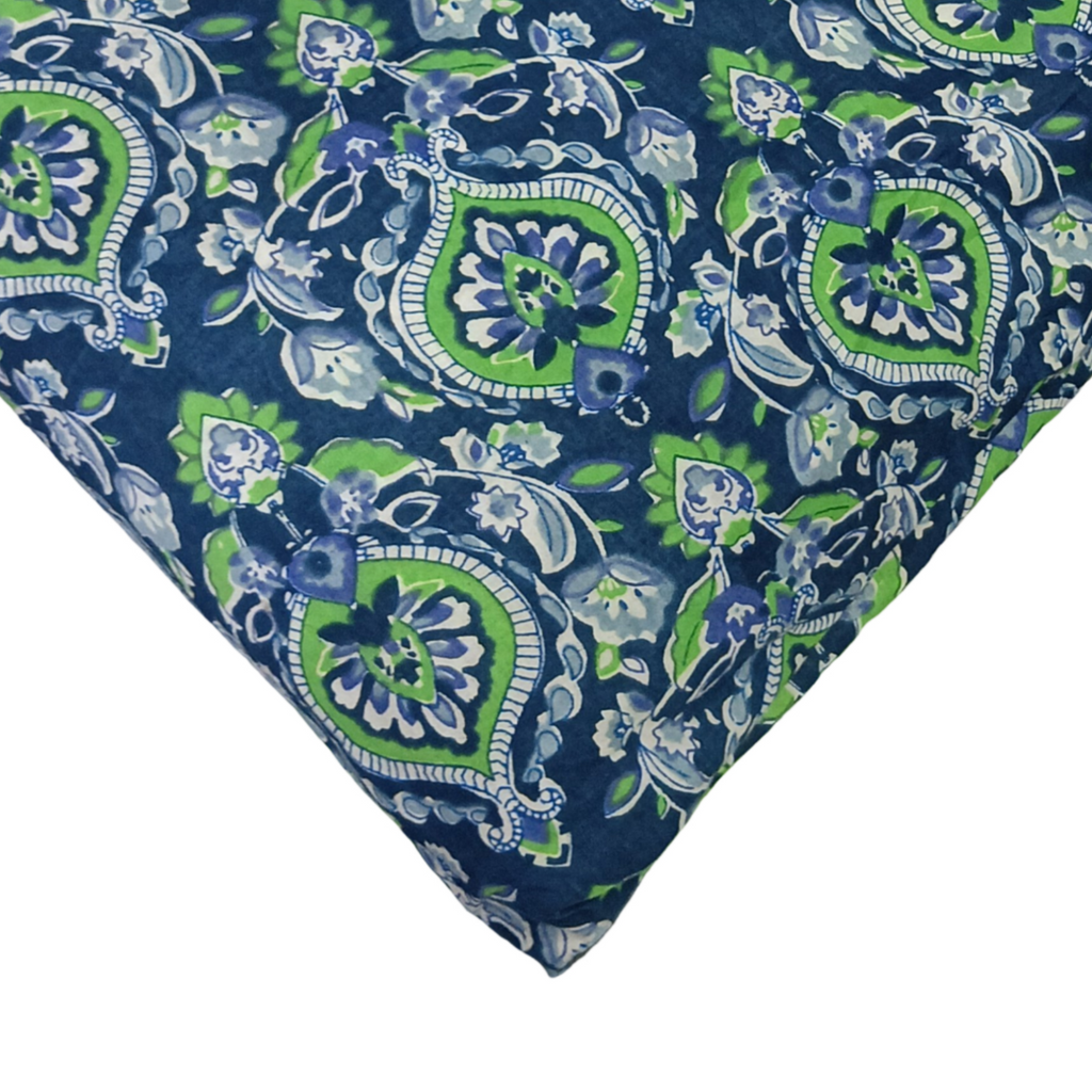 4 Meter Cotton Hand Printed Fabric F-61 JP