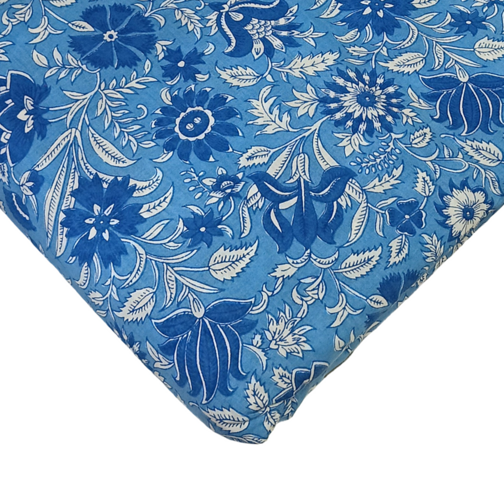 4 Meter Cotton Hand Printed Fabric F-62 JP