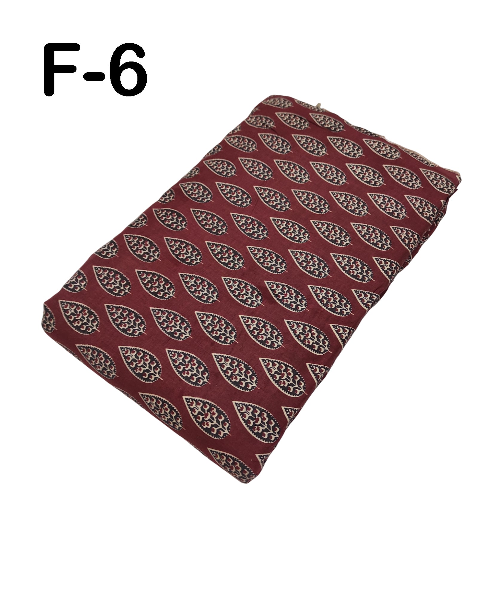 4 Meter Cotton Hand Printed Fabric F-6 JP