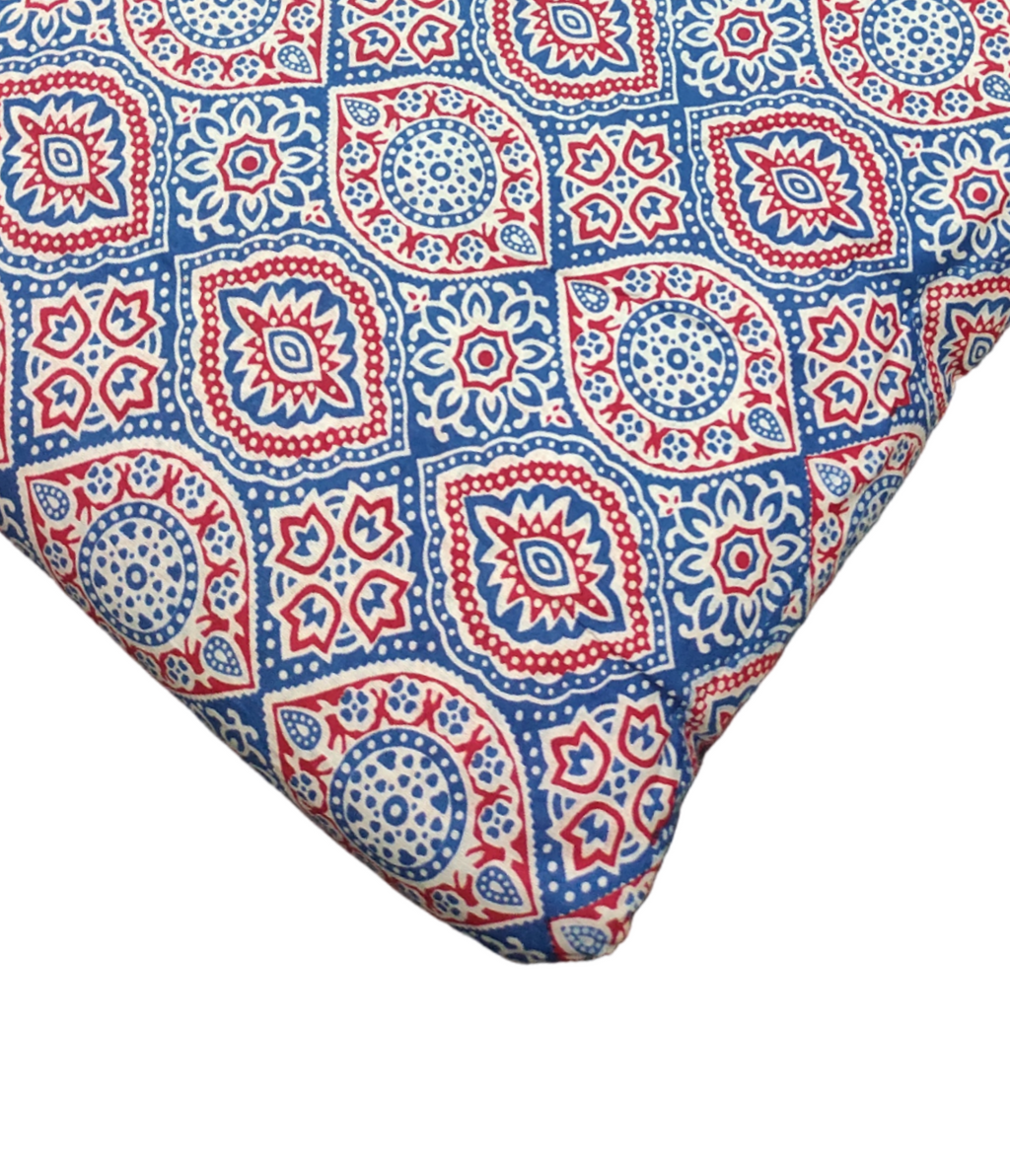 4 Meter Cotton Hand Printed Fabric F-76 JP