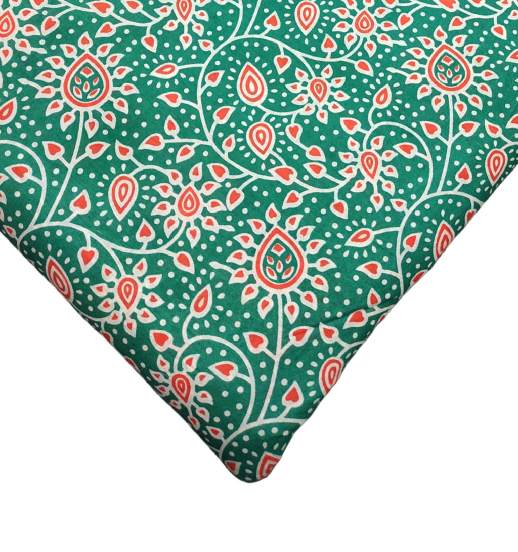 4 Meter Cotton Hand Printed Fabric F-77 JP