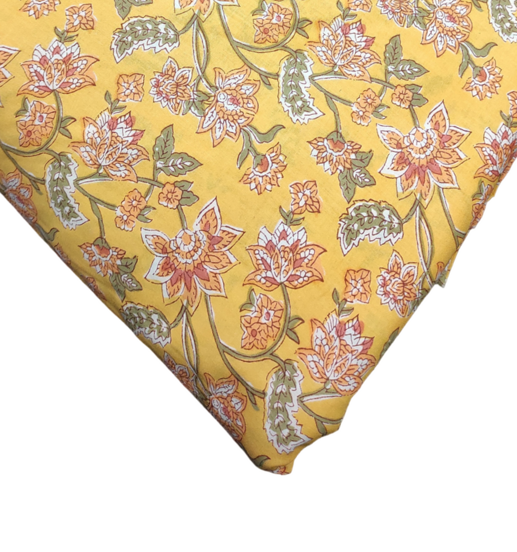 4 Meter Cotton Hand Printed Fabric F-80 JP