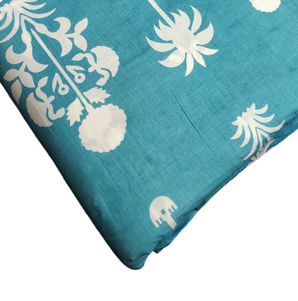 4 Meter Cotton Hand Printed Fabric F-89 JP