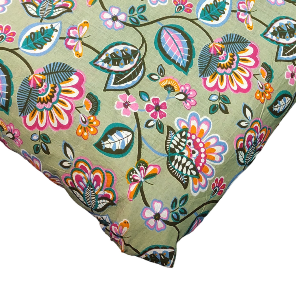 4 Meter Cotton Hand Printed Fabric F-99 JP