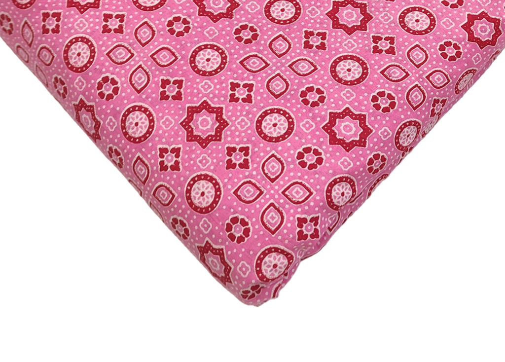 4 Meter Cotton Hand Printed Fabric F-10 JP