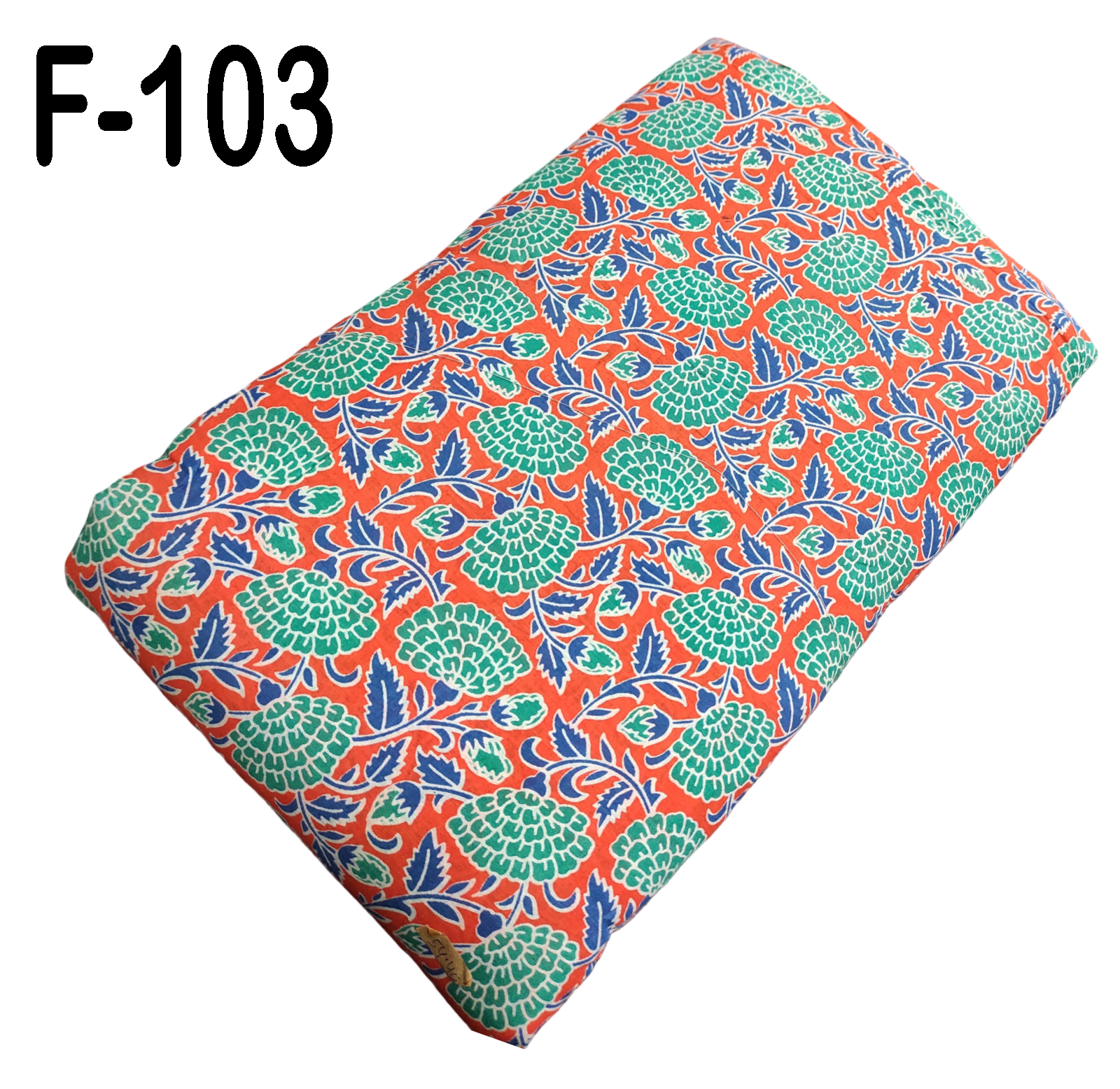 4 Meter Cotton Hand Printed Fabric F-103 JP