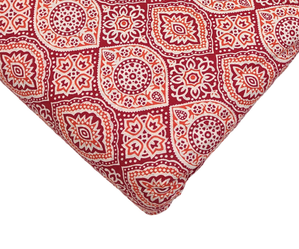 4 Meter Cotton Hand Printed Fabric F-11 JP