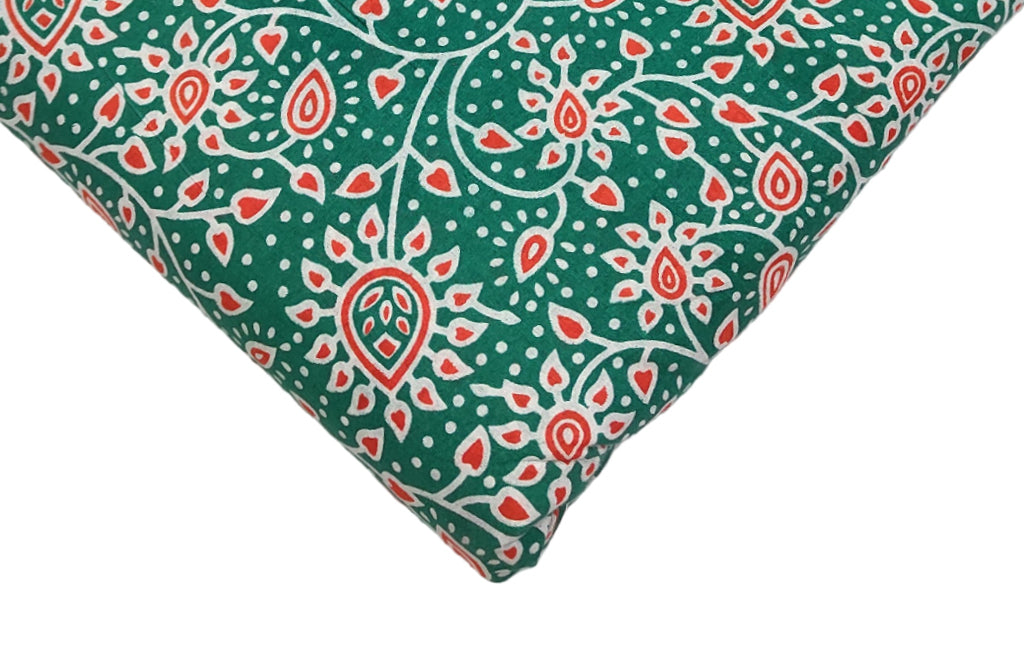 4 Meter Cotton Hand Printed Fabric F-12 JP