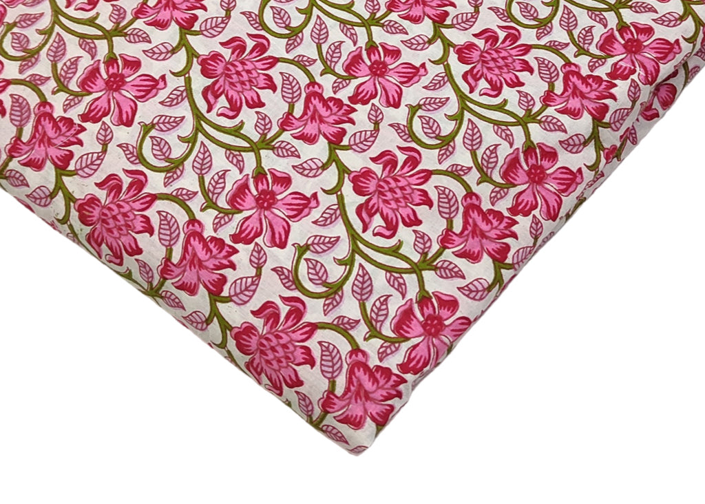4 Meter Cotton Hand Printed Fabric F-14 JP
