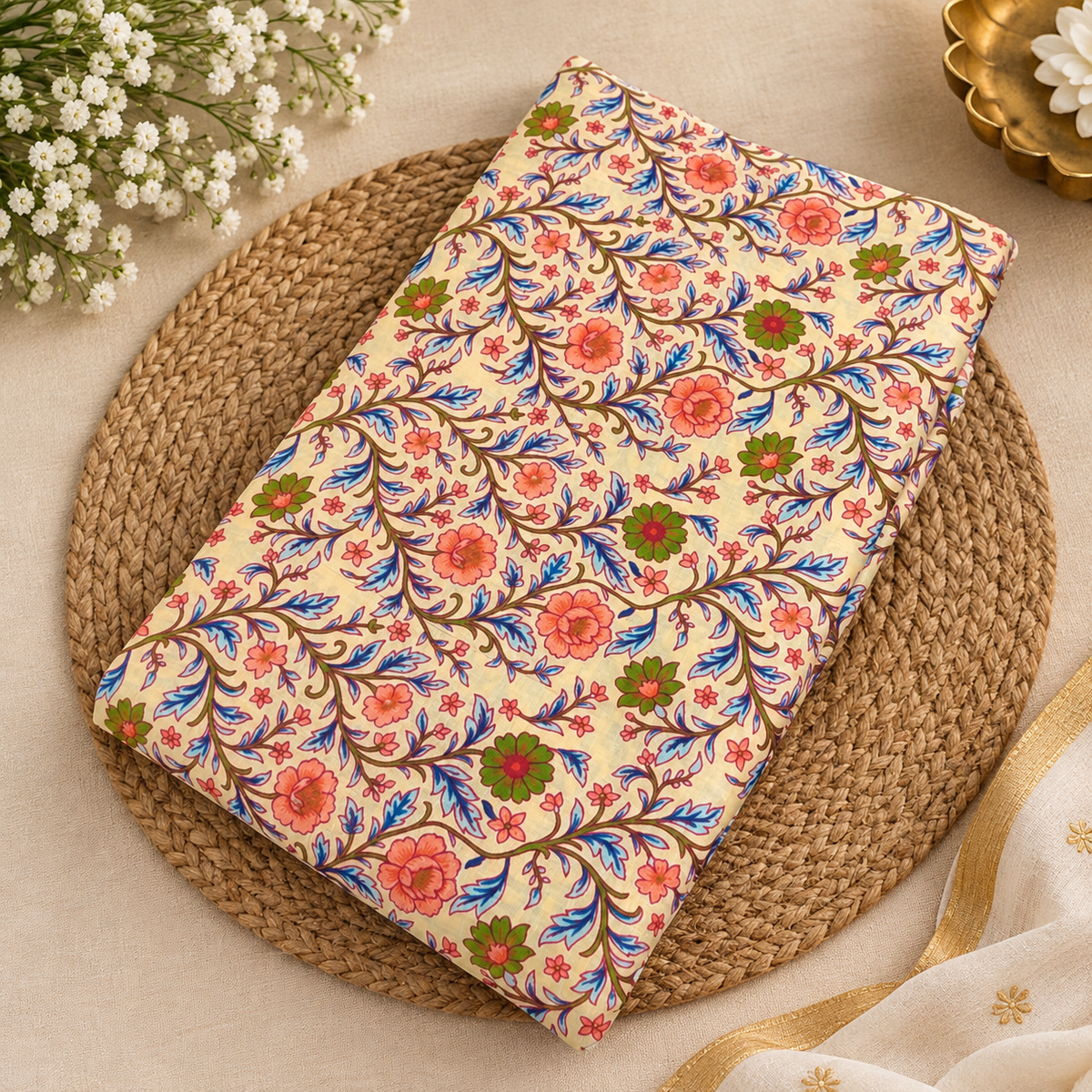 Premium Cotton Fabric – Soft & Durable Fabric for Everyday Use