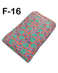 4 Meter Cotton Hand Printed Fabric F-16 JP
