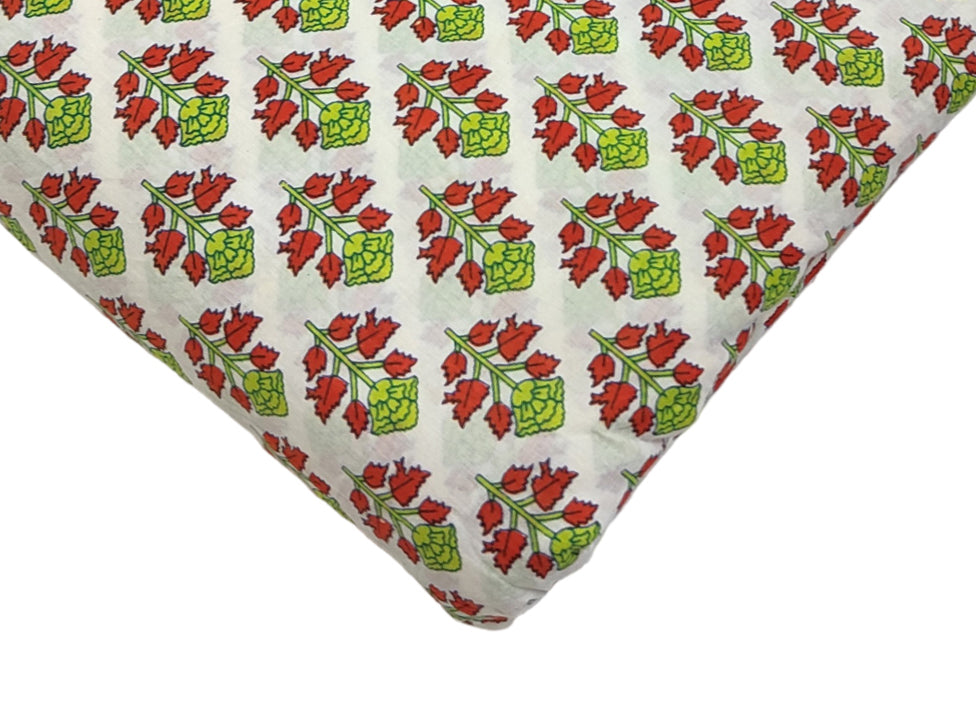 4 Meter Cotton Hand Printed Fabric F-21 JP
