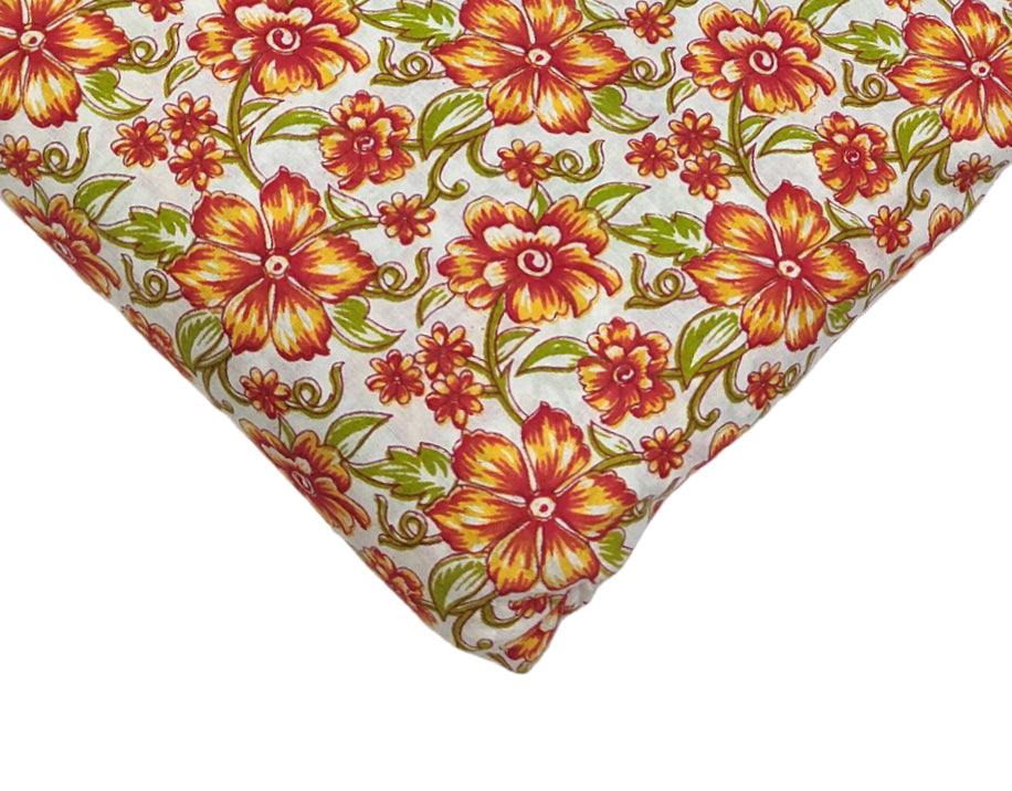 4 Meter Cotton Hand Printed Fabric F-22 JP