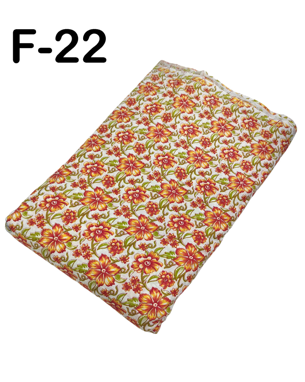 4 Meter Cotton Hand Printed Fabric F-22 JP