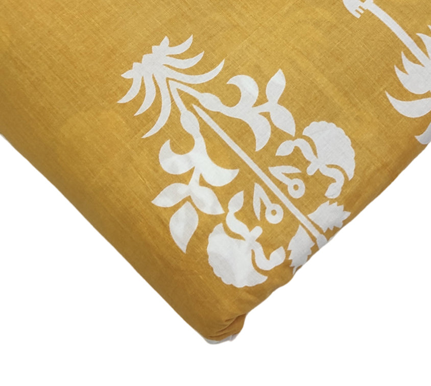 4 Meter Cotton Hand Printed Fabric F-24 JP