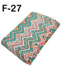 4 Meter Cotton Hand Printed Fabric F-27 JP
