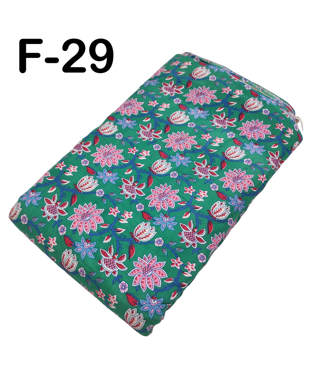 4 Meter Cotton Hand Printed Fabric F-29 JP