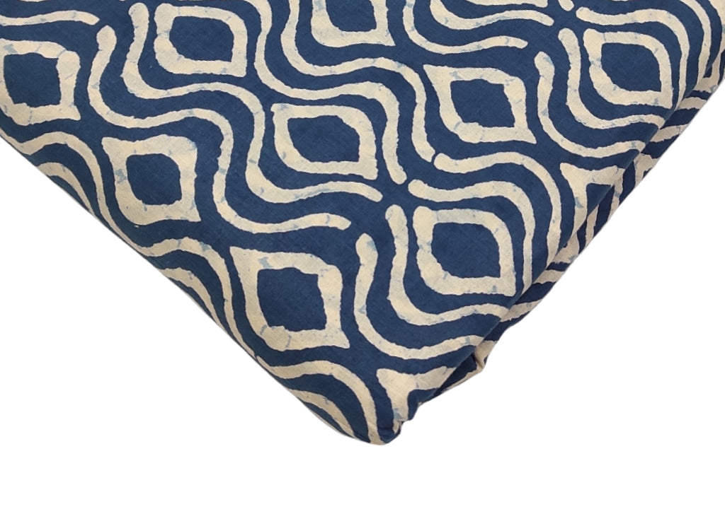 4 Meter Cotton Hand Printed Fabric F-3 JP