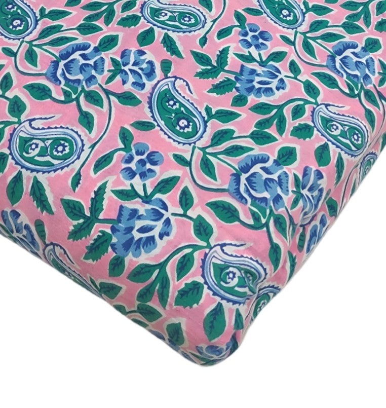 4 Meter Cotton Hand Printed Fabric F-33 JP