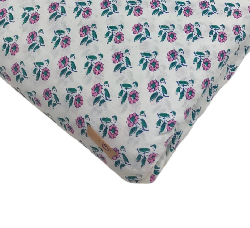 4 Meter Cotton Hand Printed Fabric F-36 JP