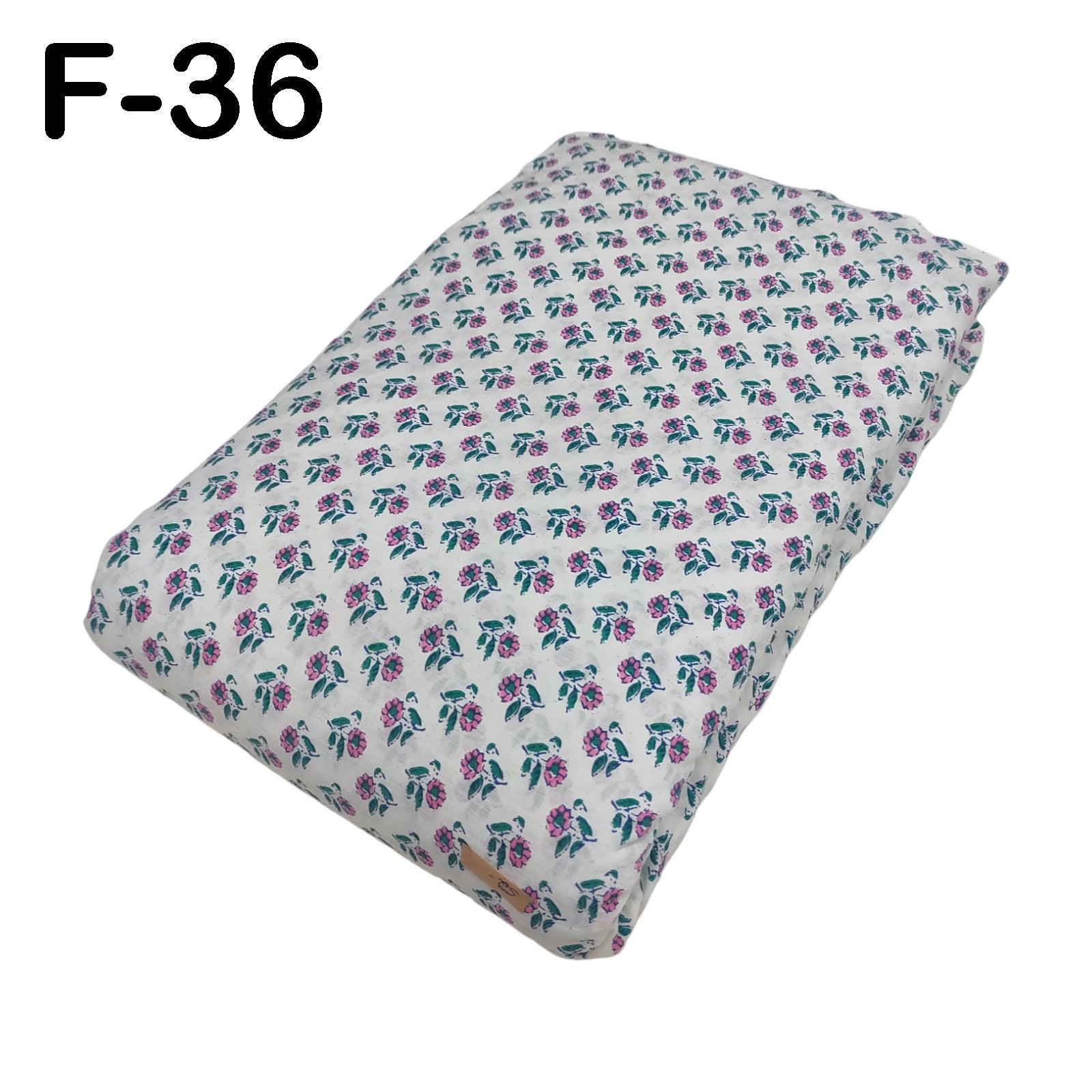 4 Meter Cotton Hand Printed Fabric F-36 JP