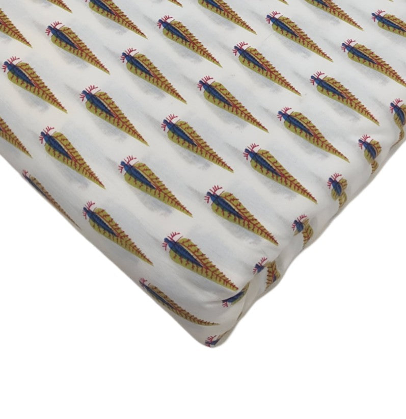 4 Meter Cotton Hand Printed Fabric F-37 JP