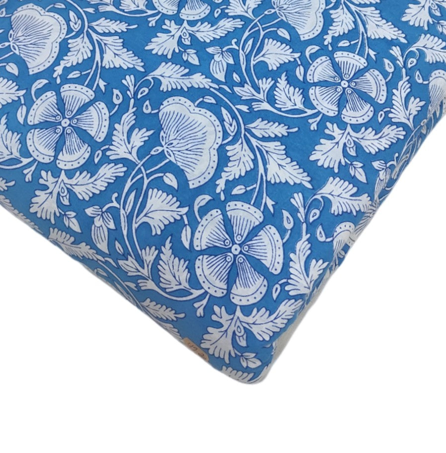 4 Meter Cotton Hand Printed Fabric F-43 JP