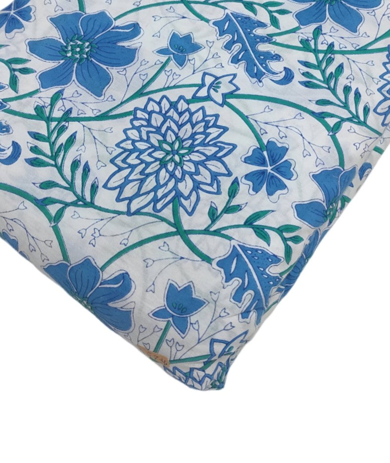 4 Meter Cotton Hand Printed Fabric F-47 JP