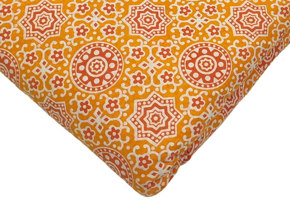 4 Meter Cotton Hand Printed Fabric F-5 JP