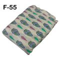 4 Meter Cotton Hand Printed Fabric F-55 JP