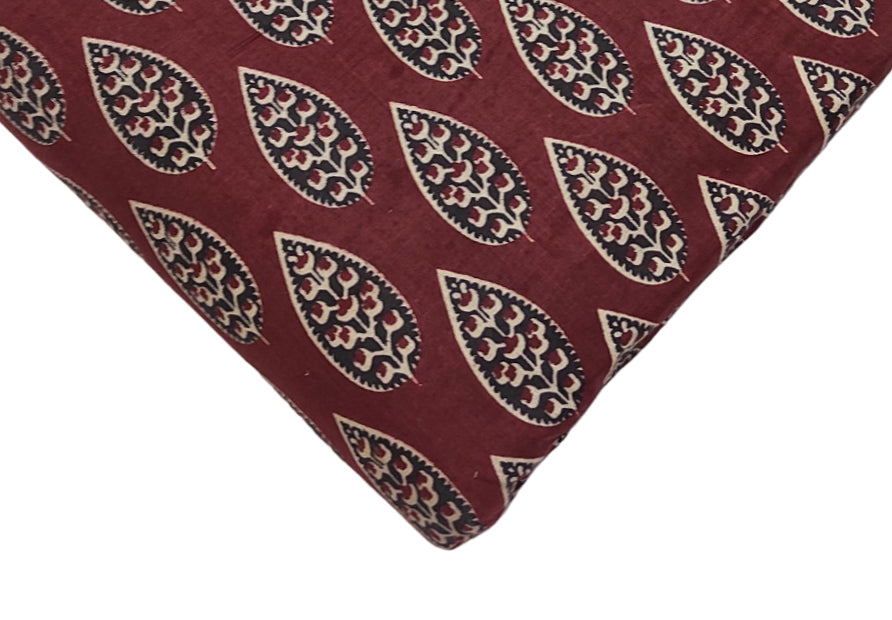 4 Meter Cotton Hand Printed Fabric F-6 JP