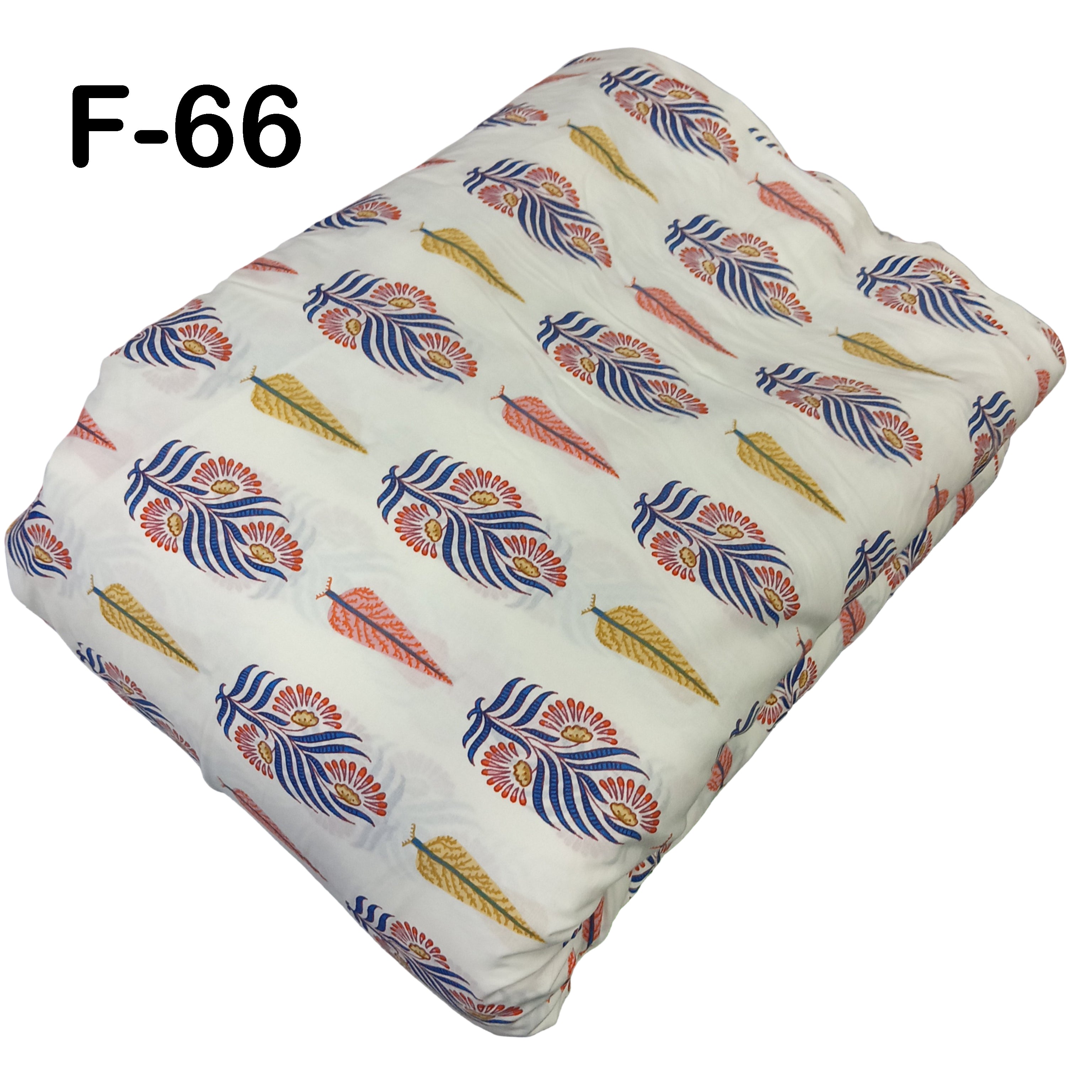 4 Meter Cotton Hand Printed Fabric F-66 JP