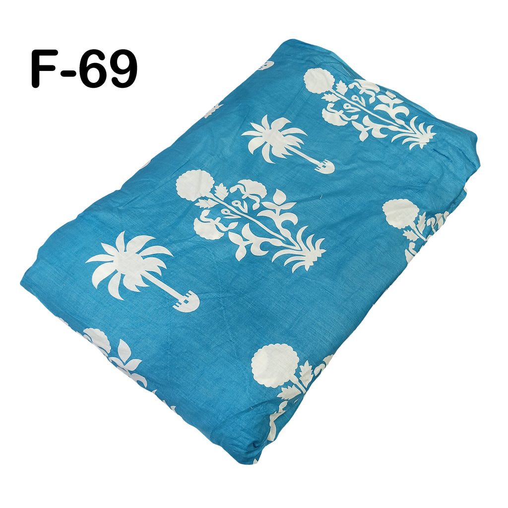 4 Meter Cotton Hand Printed Fabric F-69 JP