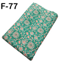 4 Meter Cotton Hand Printed Fabric F-77 JP