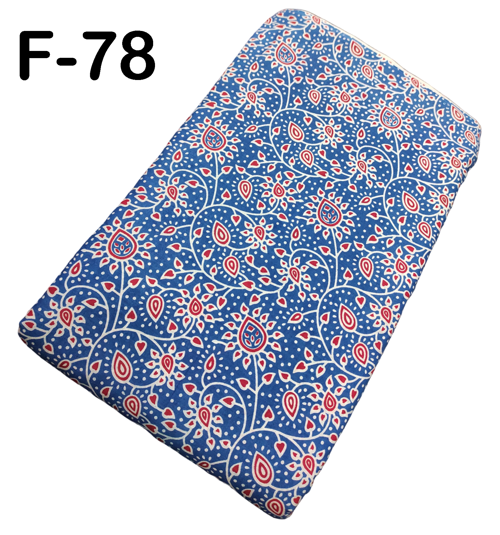 4 Meter Cotton Hand Printed Fabric F-78 JP