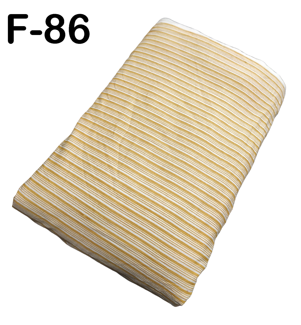 4 Meter Cotton Hand Printed Fabric F-86 JP