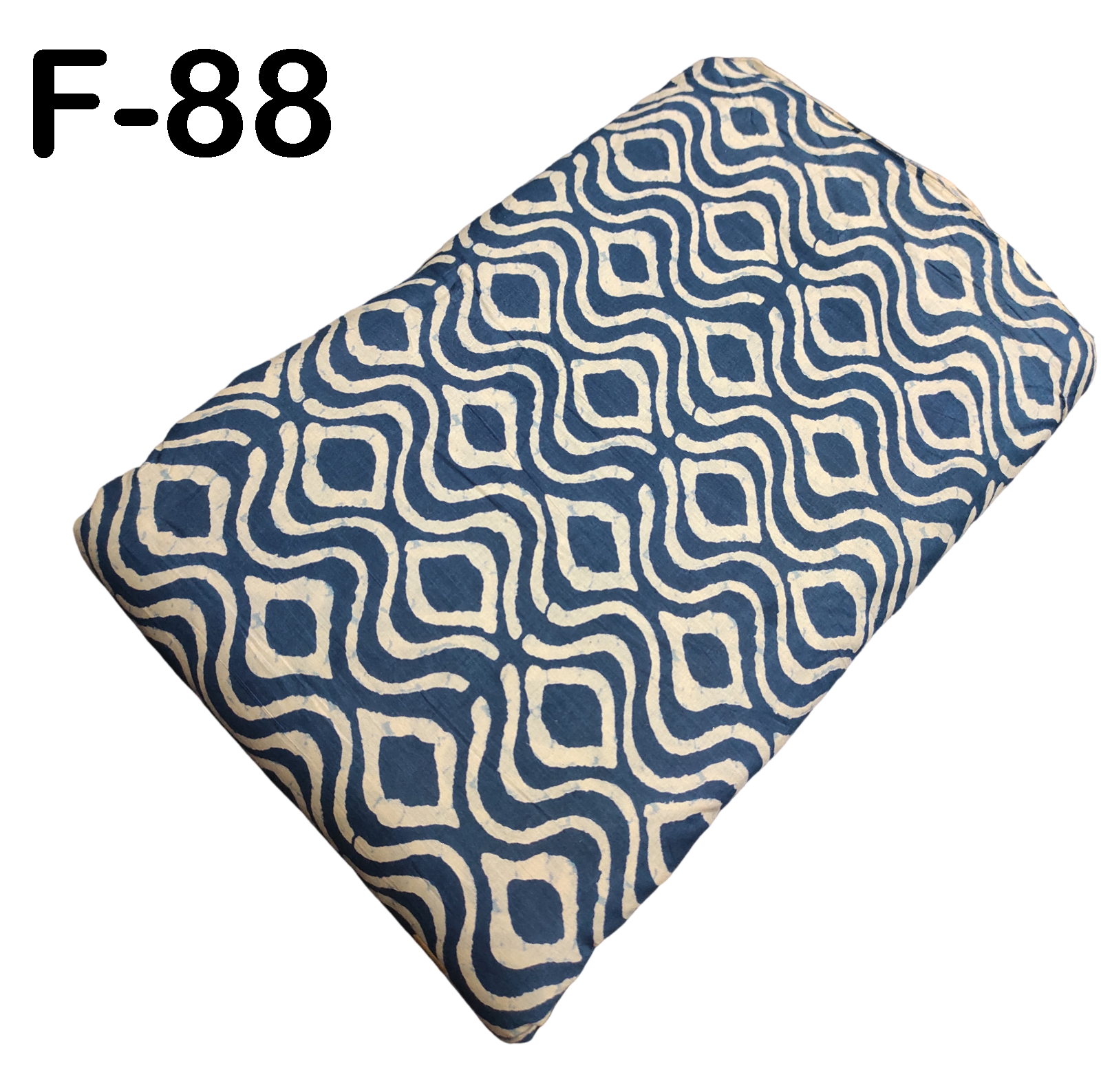 4 Meter Cotton Hand Printed Fabric F-88 JP