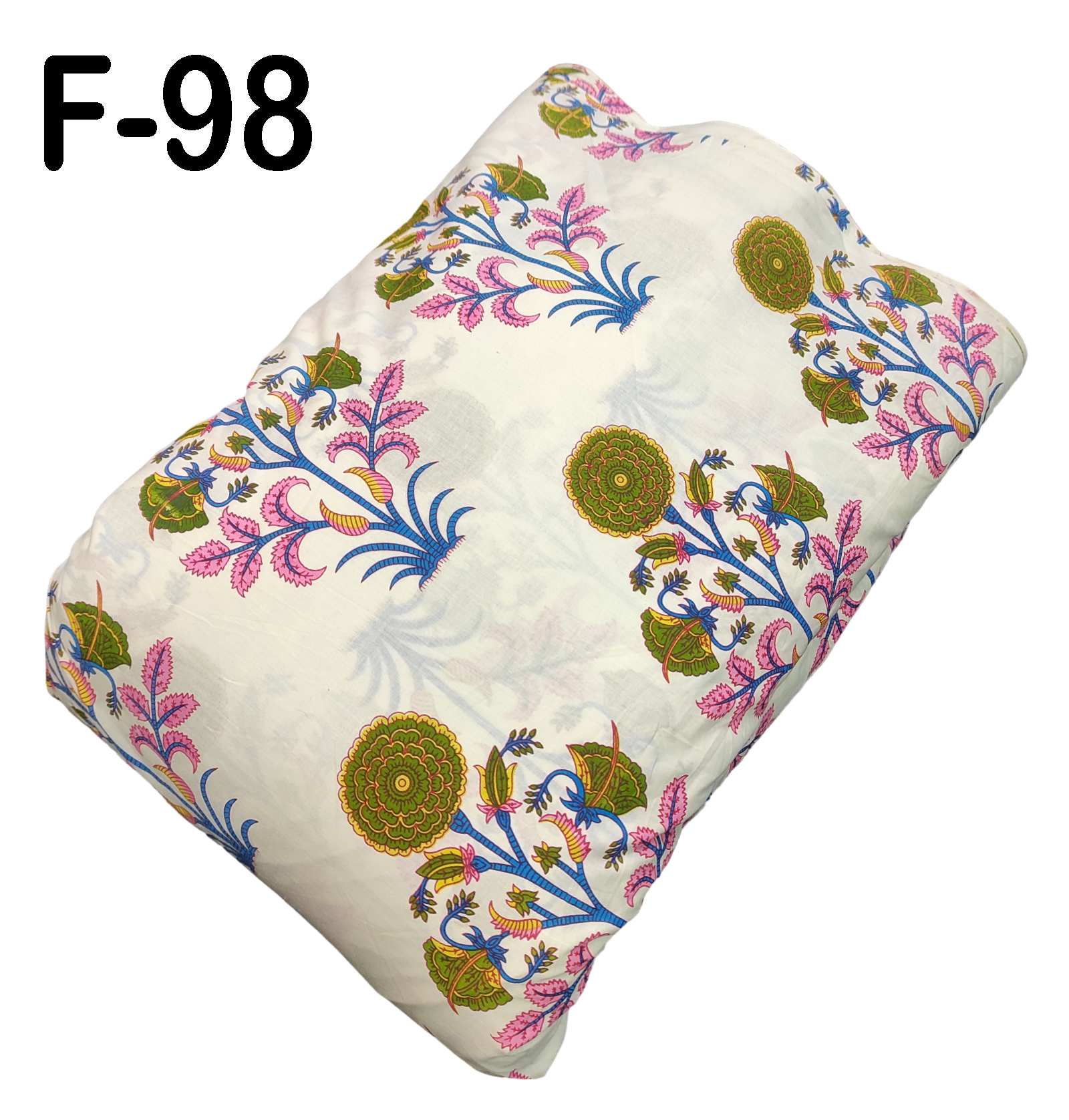 4 Meter Cotton Hand Printed Fabric F-98 JP