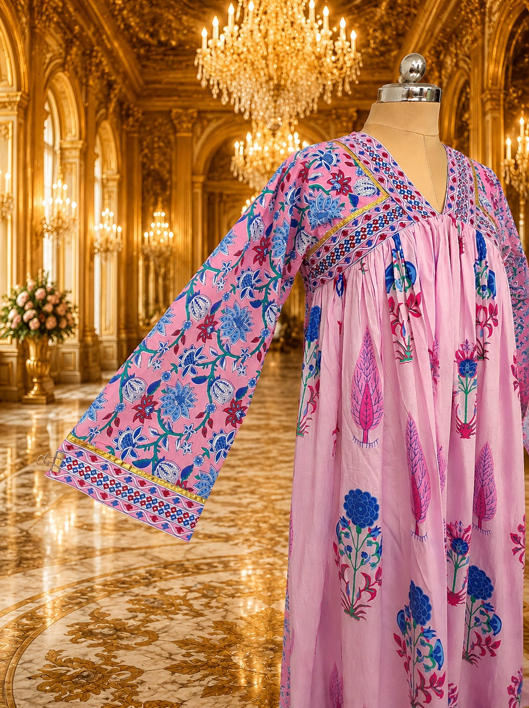 Faika Cotton Dress Jalabiya