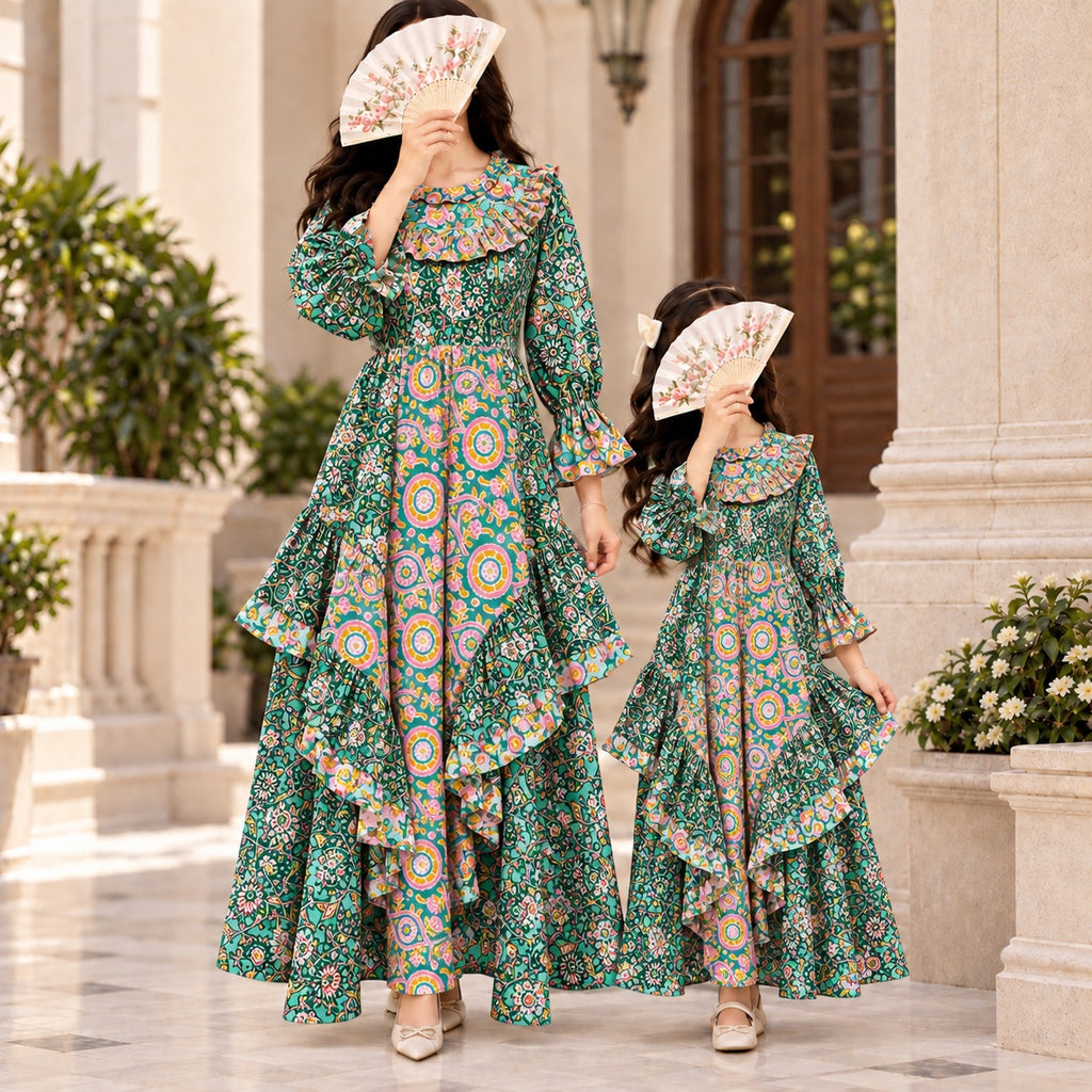 Jalila 100% Premium Indian Cotton Jalabiya – Women’s Long Dress.