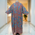Free Size Faryat Printed Cotton Dress 57" Long Jalabiya