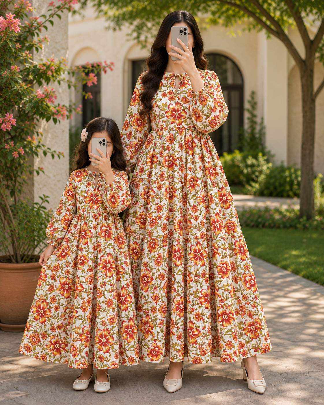 Bushra 100% Premium Indian Cotton Jalabiya – Women’s Long Dress.
