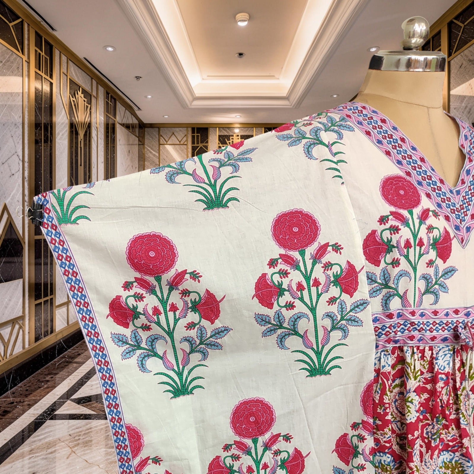Halia Cotton Dress Jalabiya