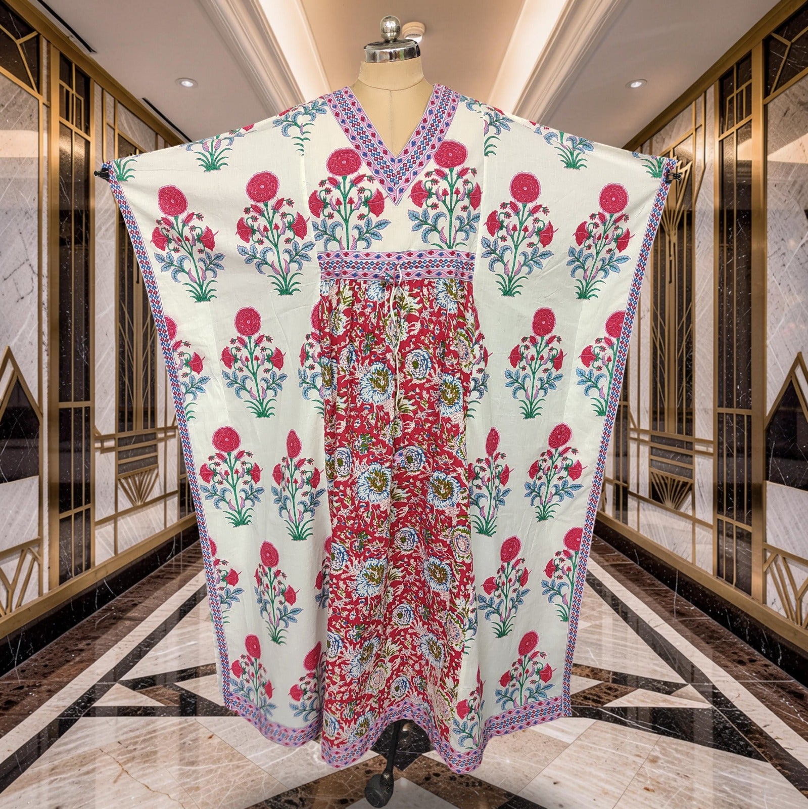 Halia Cotton Dress Jalabiya